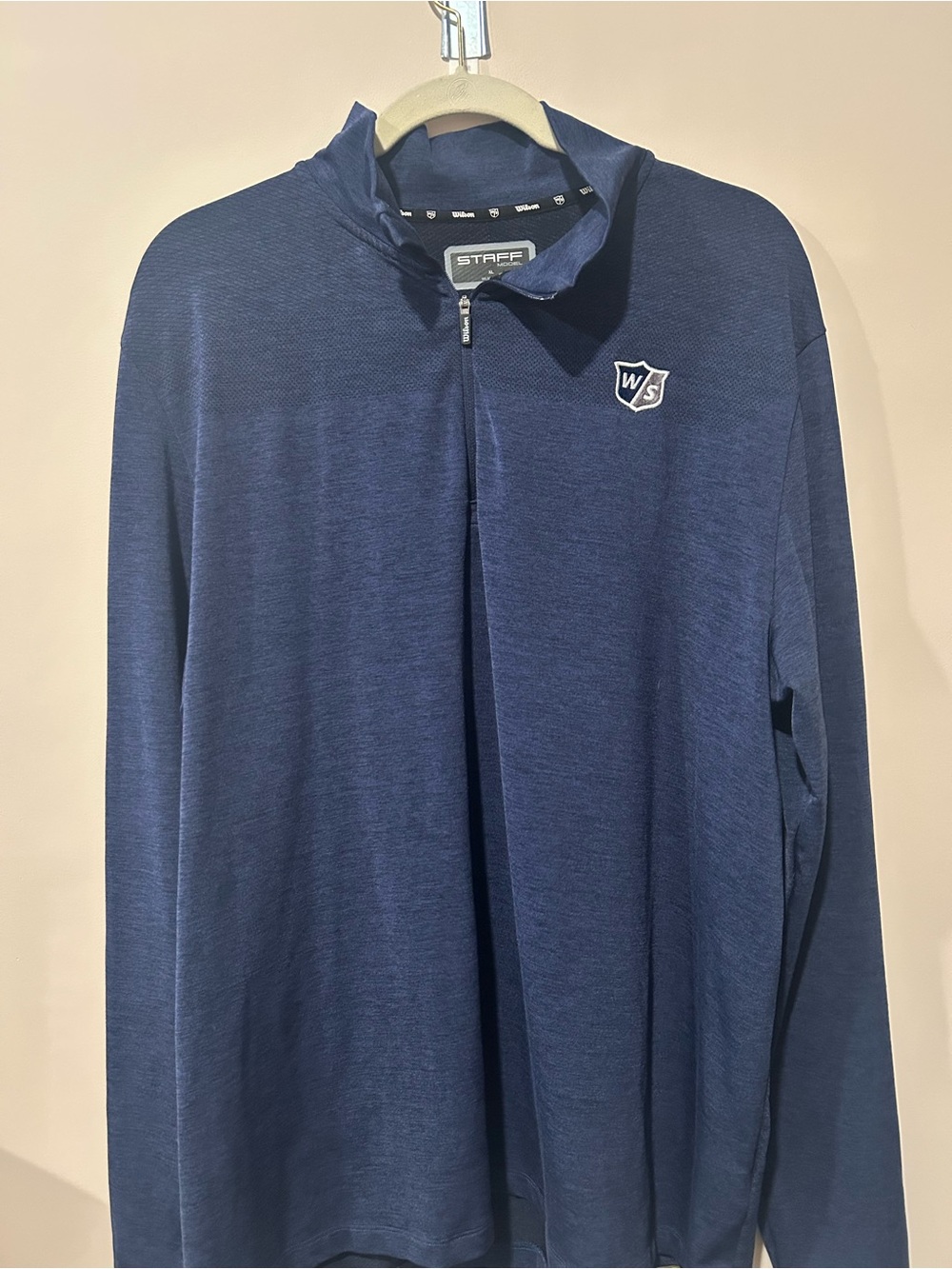 Wilson Navy Quarter-Zip Staff Model Pullover